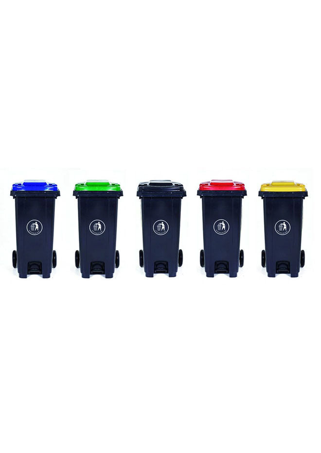 Coloured Wheelie Bin Collection