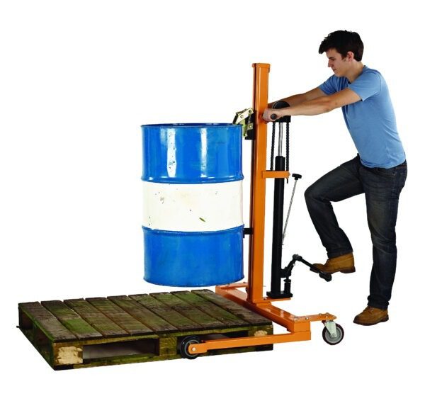 Drum Lifter With Hydraulic Foot Pump