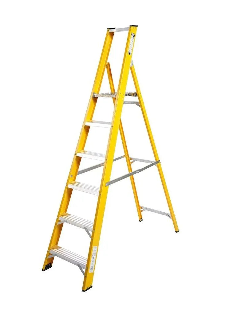 Lyte Magnastep NGFBPM Heavy Duty Glass Fibre Platform Stepladders