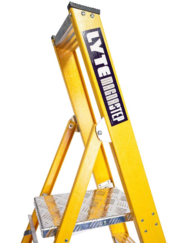 Lyte Magnastep NGFBPM Heavy Duty Glass Fibre Platform Stepladders