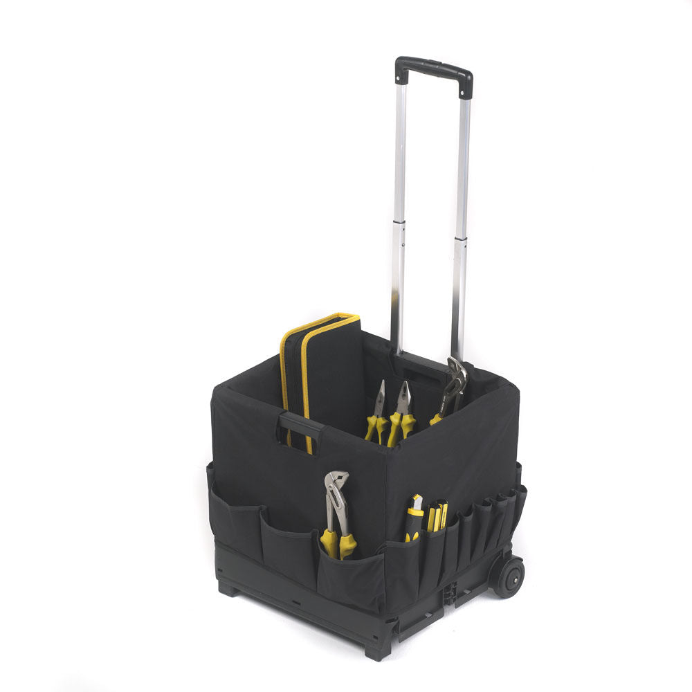 ProPlaz Black Folding Box Truck With Compartment Bag - 35 KG