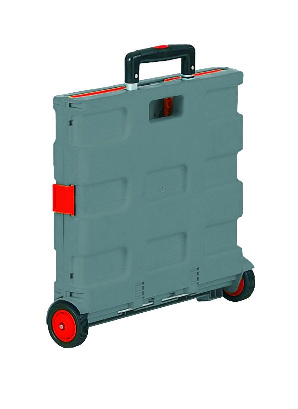ProPlaz Grey & Red Folding Box Truck With Removable Lid - 35 KG