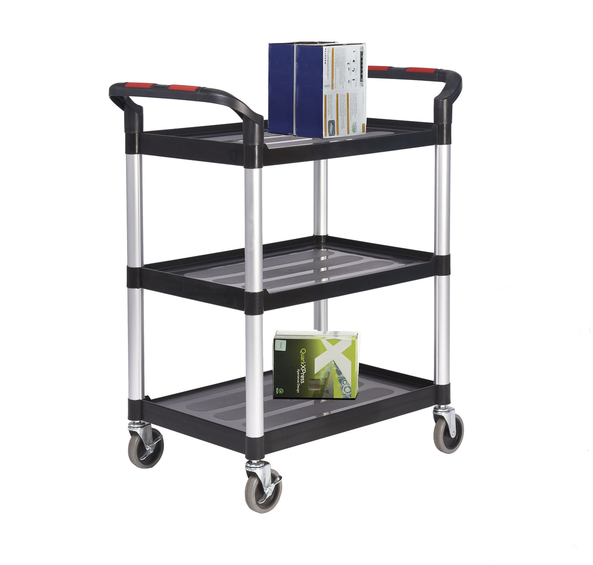 ProPlaz Lightweight Triple Shelf Trolley - 150KG Capacity