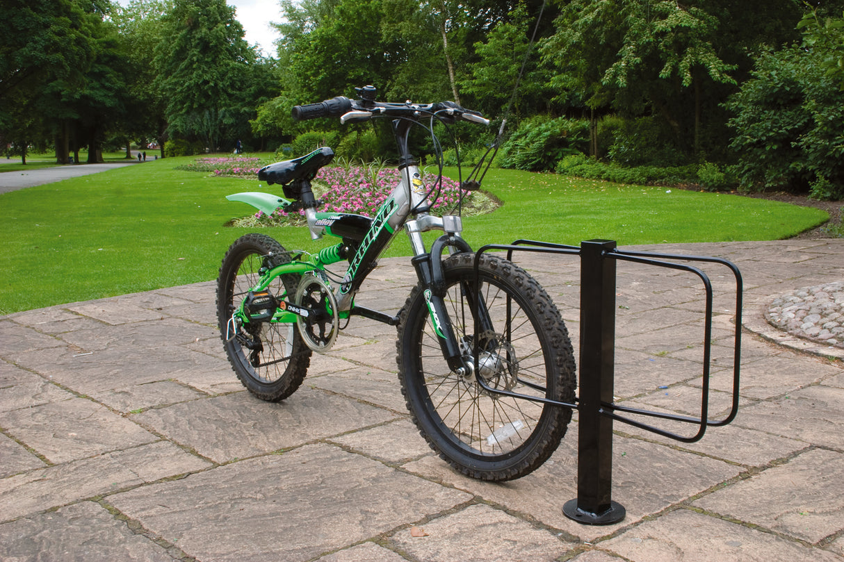 Single Sided Floor Mounted Bike Rack