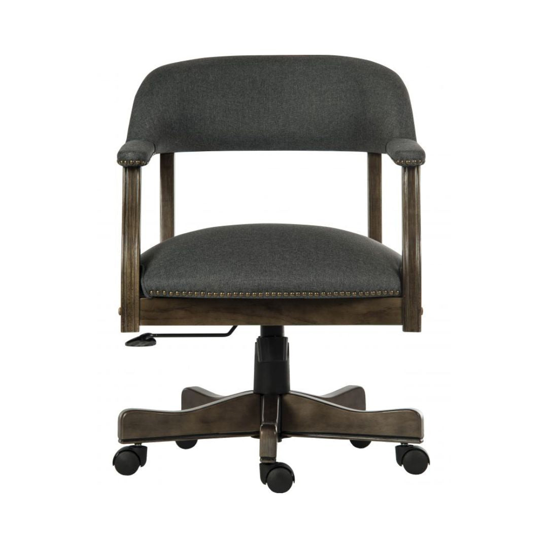 Captain Grey & Driftwood Traditional Study Chair