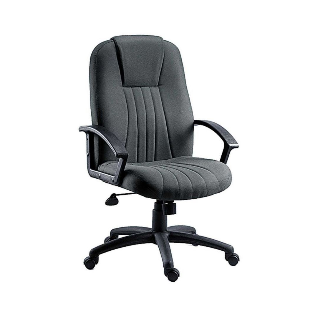 City Fabric Charcoal Executive Chair