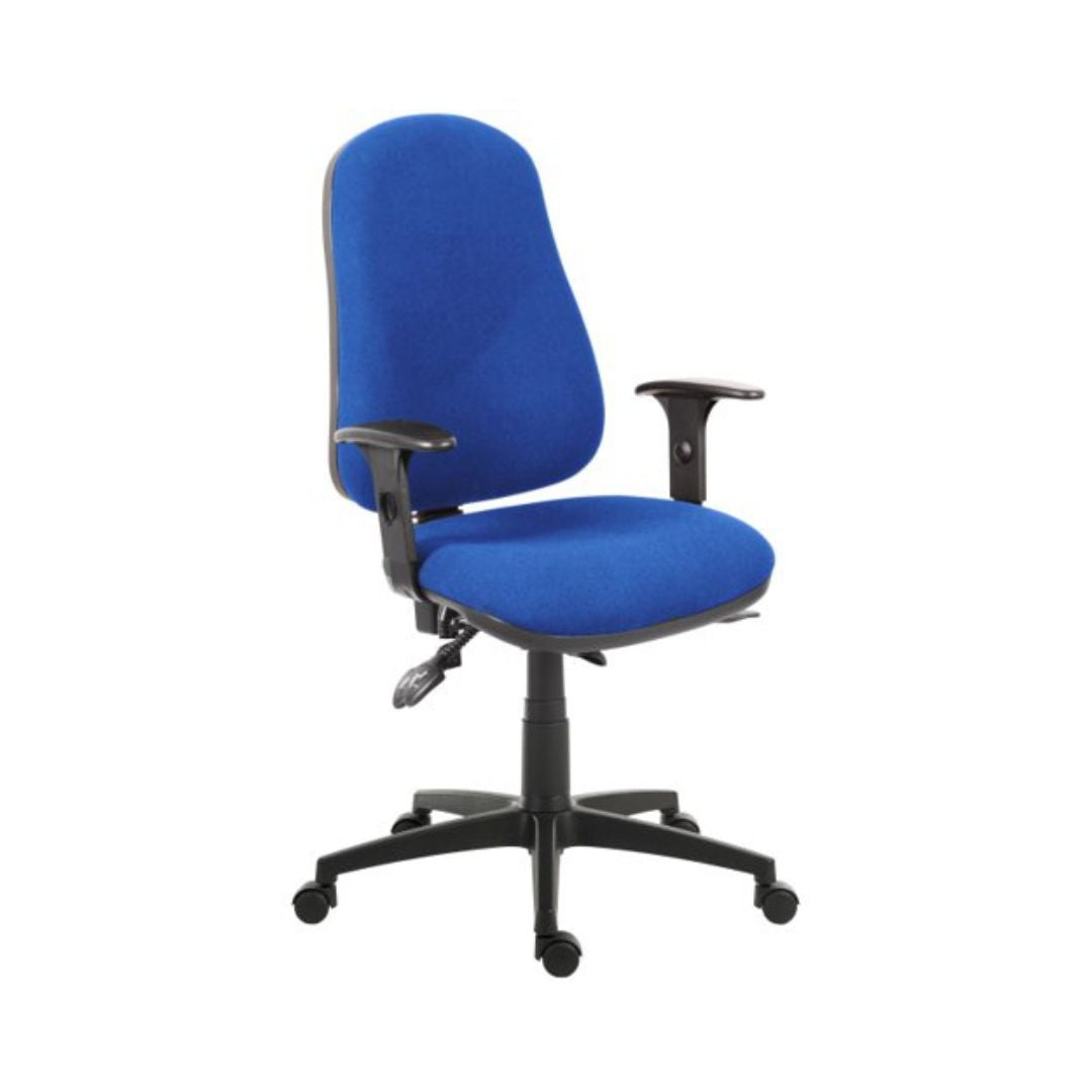 Ergo Comfort High Back Office Chair In Blue