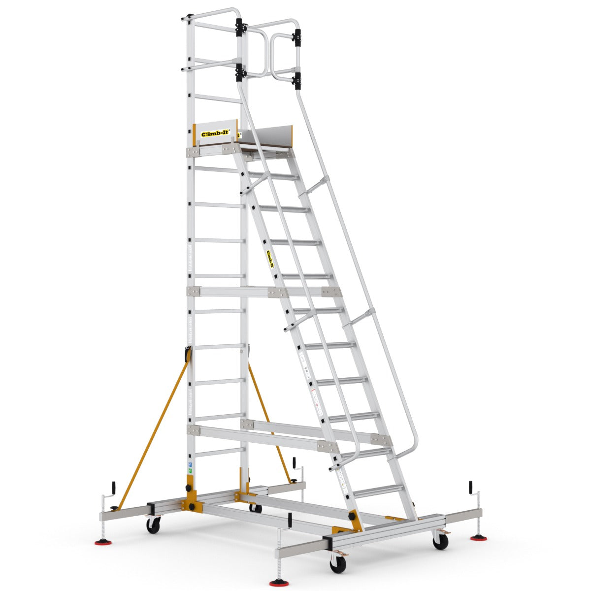 Climb It Mobile Safety Step WIth Safety Gate