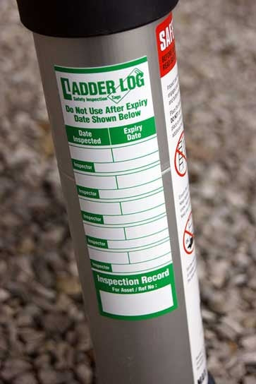 Ladder Log Green Inspection Sticker From Ladderstore