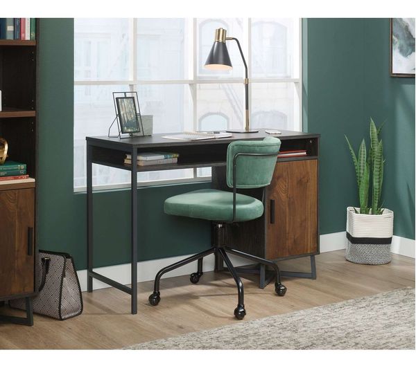 Home Study Desk In Brew Oak Finish