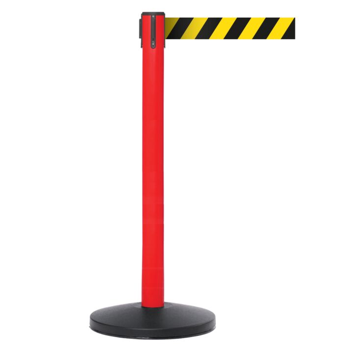 Single Safety Belt Barrier With Four Way Connectivity
