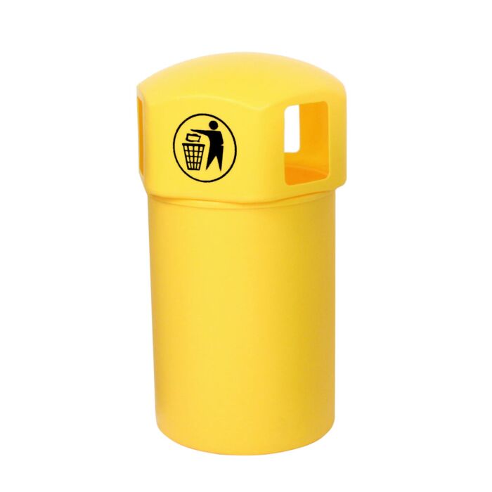 Closed Top 145L Capacity Tidy Man Litter Bin