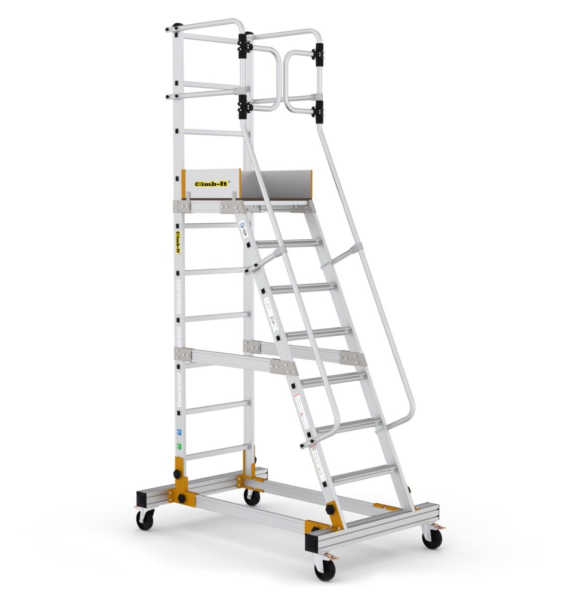 Climb It Mobile Safety Step WIth Safety Gate