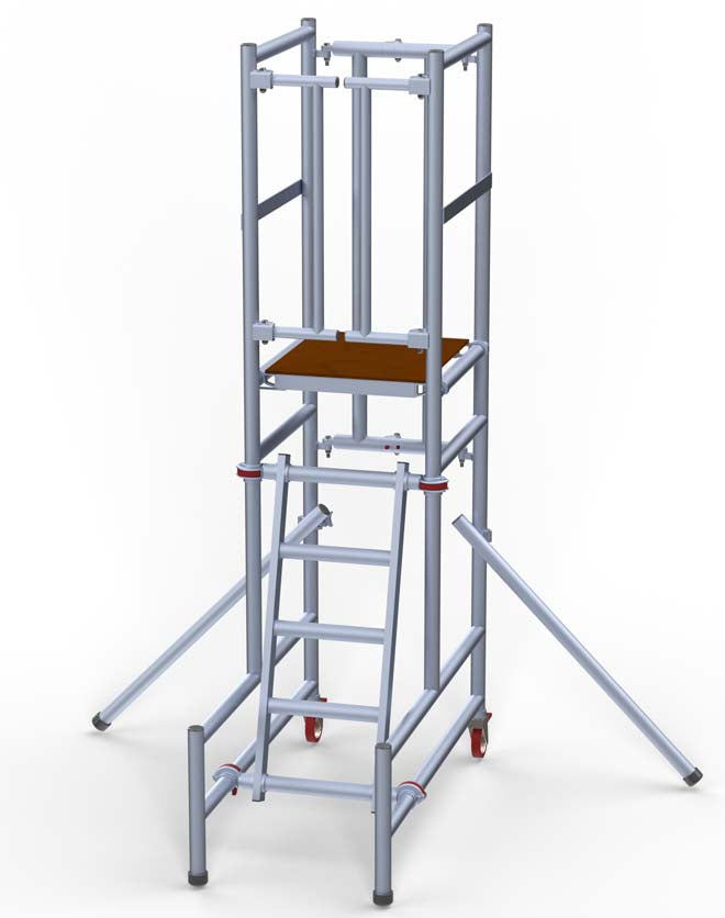 UTS Aluminium Adjustable BS8620 Podium Step