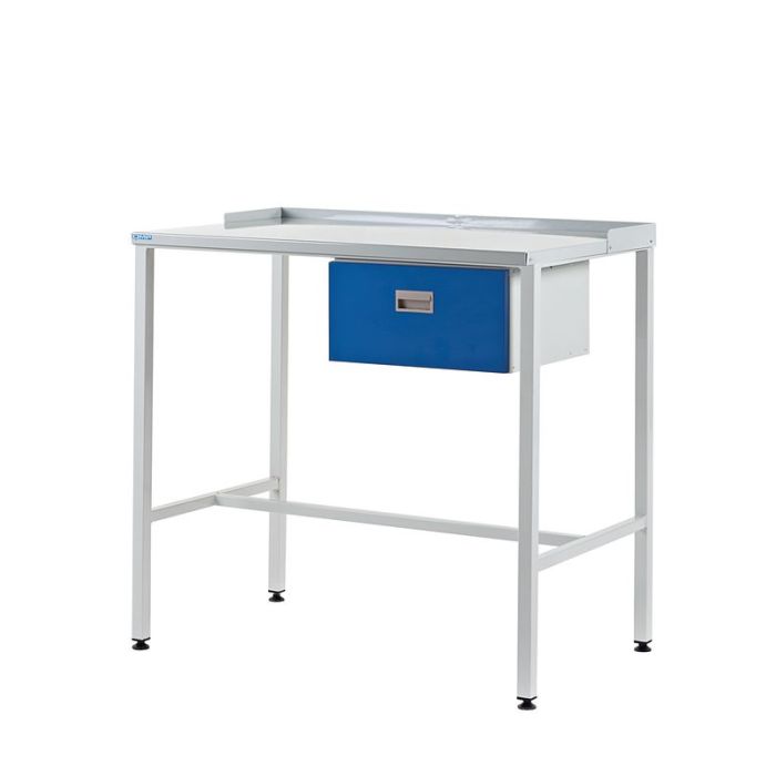 Flat Top Workstation With Single Drawer