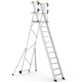 Climb It EN131 Folding Steps With Enclosed Platform