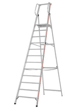 Hymer Wide Platform Step Ladder With Double Handrails