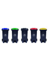 Coloured Wheelie Bin Collection