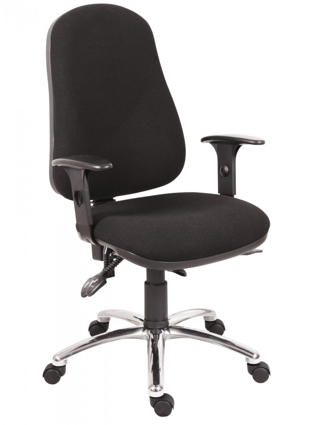 Ergo Comfort Steel Fabric Adjustable Operator Chair