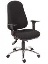 Ergo Comfort Steel Fabric Adjustable Operator Chair