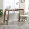 Summer Oak Effect Trestle Desk with Stationery Drawer