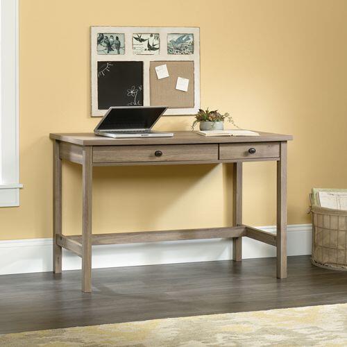 Home Office Console Style Study Desk With Two Stationery Drawers