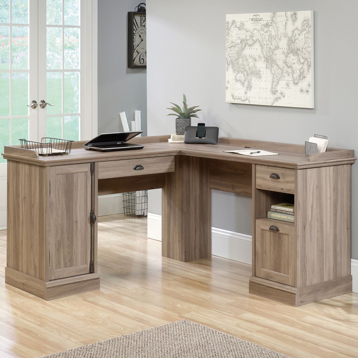 Barrister Home L-Shaped Desk