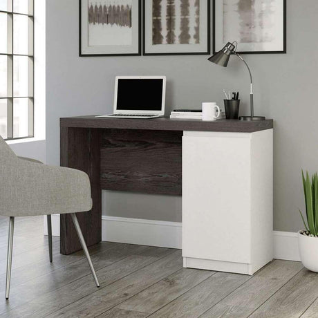 Hudson Chunky Desk in Charcoal Ash Finish