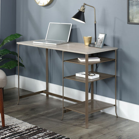City Centre Desk in Champagne Oak Finish
