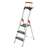 Hailo L100 TopLine Aluminium Step Ladder With Safety Handle