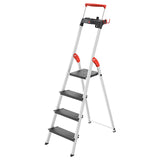 Hailo L100 TopLine Aluminium Step Ladder With Safety Handle