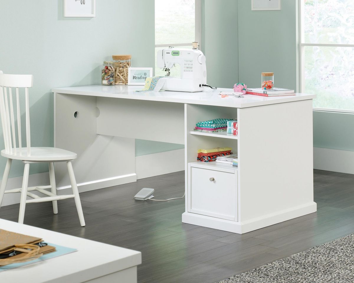 Office Craft Work & Table in a White Finish