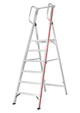 Hymer Wide Platform Step Ladder With Double Handrails