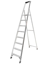 Hymer Aluminium Step Ladder With Tool Tray
