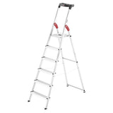 Hailo L60 Aluminium Step Ladder With Tool Tray