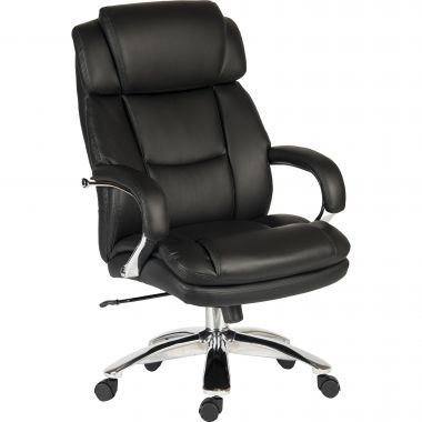 Colossus Heavy Duty Executive Chair With Leather Backrest