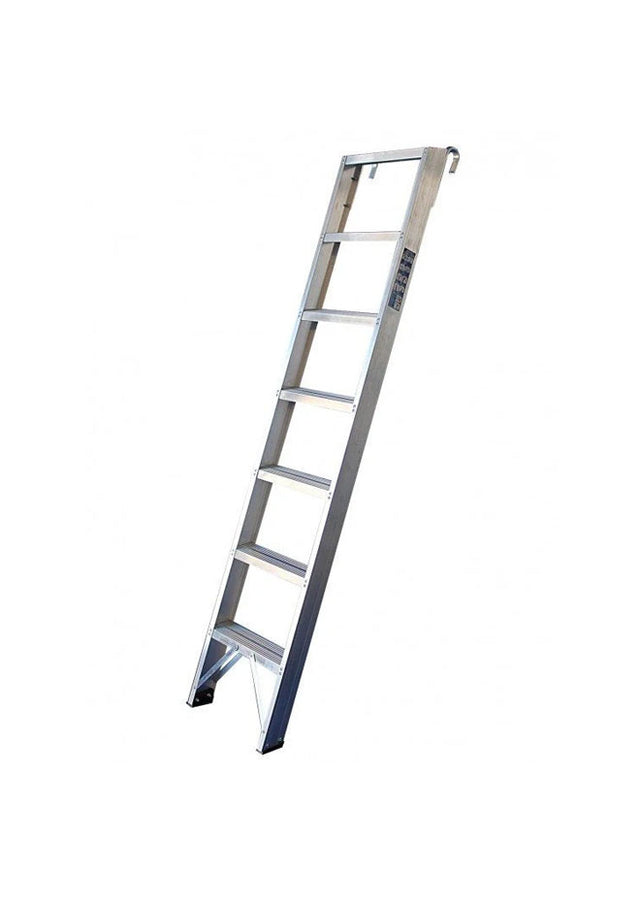 Aluminium Shelf Ladder With Timber Cross Bar