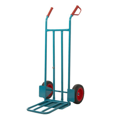 Apollo Folding Toe Industrial Sack Truck WIth Reach Compliant Wheels