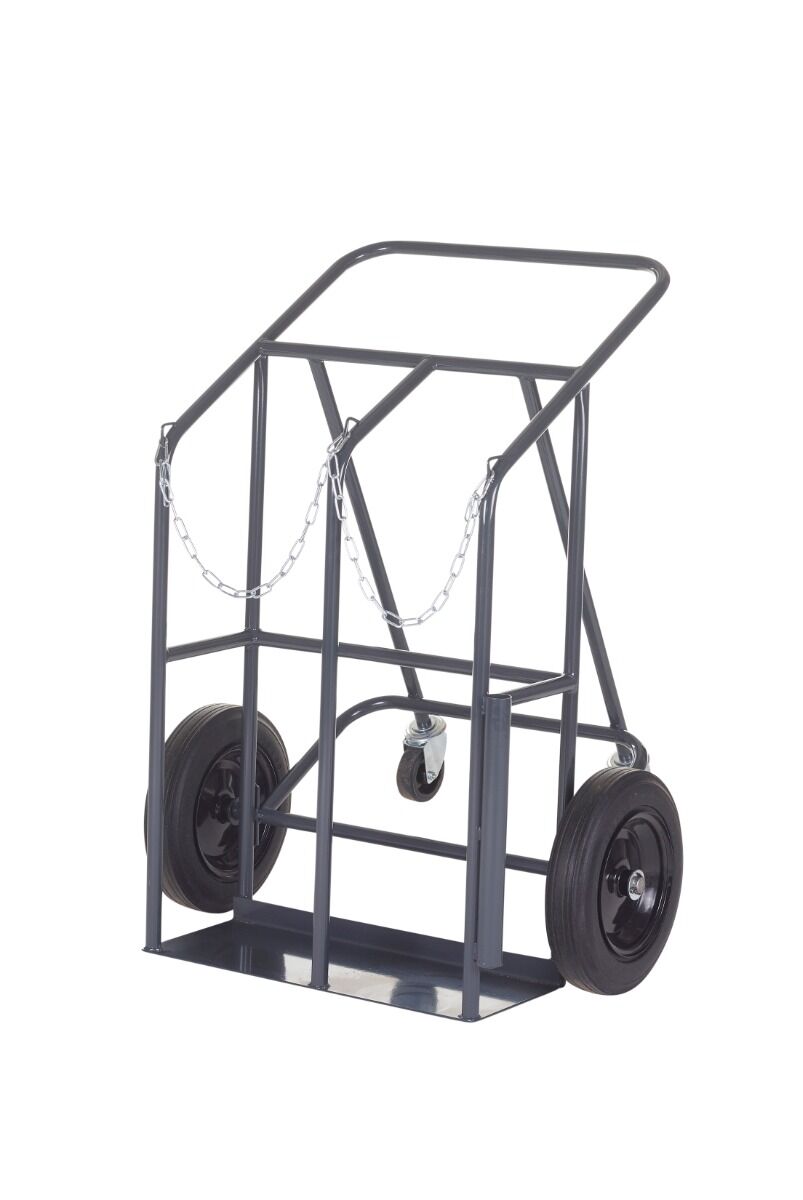 Apollo UK Double Cylinder Trolley With Large Rubber Wheels