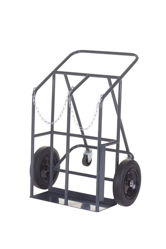 Apollo UK Double Cylinder Trolley With Large Rubber Wheels