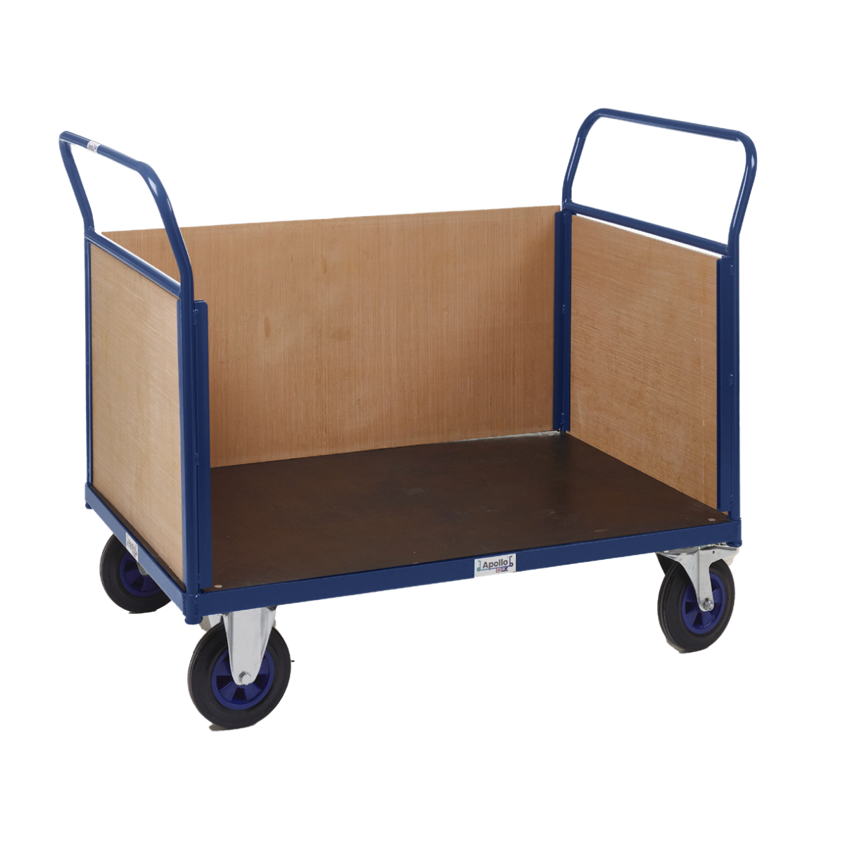 Apollo UK Double End & Side Timber Platform Truck
