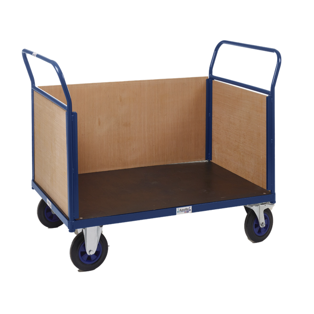 Apollo UK Double End & Side Timber Platform Truck