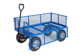 Apollo UK General Purpose Truck With Mesh Sides & Ends With REACH Compliant Wheels