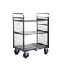 Apollo UK Industrial Distribution Trolley With Sides & 2 Shelves