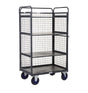Apollo UK Industrial Distribution Trolley With Sides, Back & 2 Shelves