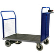 Apollo UK Single End Powered Platform Truck With Mesh End