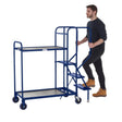 Apollo UK Steel Picking Trolley With Steps - 3 Tread