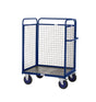 Apollo UK Steel & Timber Distribution Trolley With Sides & Back