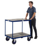 Apollo UK Timber Table Top Shelf Trucks - 2 Shelves