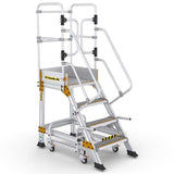 Climb It Mobile Safety Steps With Safety Lock & Enclosed Platform